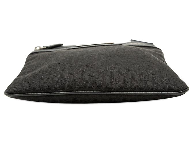 Dior Black Diorissimo Trotter Canvas Street Chic Crossbody Preto - vista 3