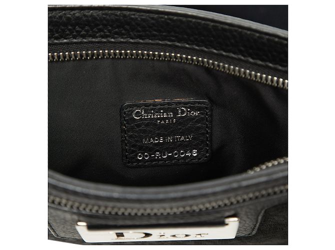 Dior Black Diorissimo Trotter Canvas Street Chic Crossbody Preto - vista 5