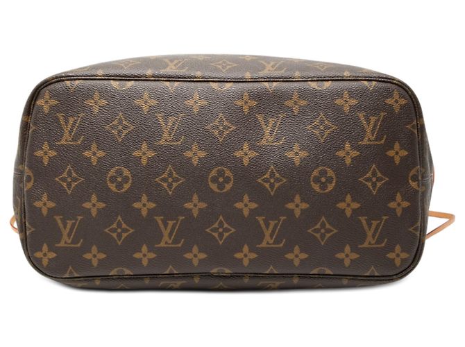 Louis Vuitton Marrone Monogram Neverfull MM - vista 3