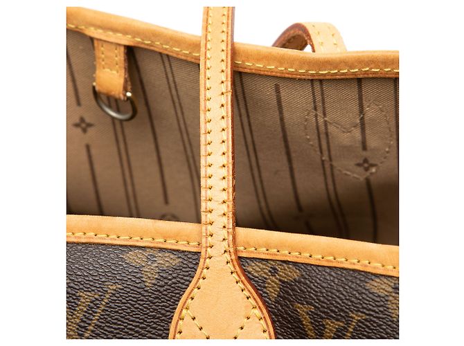 Louis Vuitton Marrone Monogram Neverfull MM - vista 7
