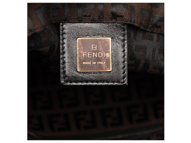 Fendi Zucchino Canvas Tote in Braun Dunkelbraun - Ansicht 5