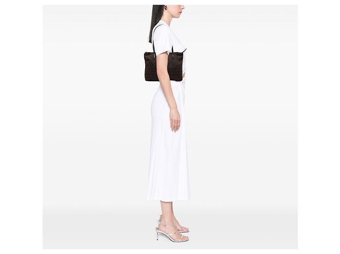 Fendi Zucchino Canvas Tote in Braun Dunkelbraun - Ansicht 6