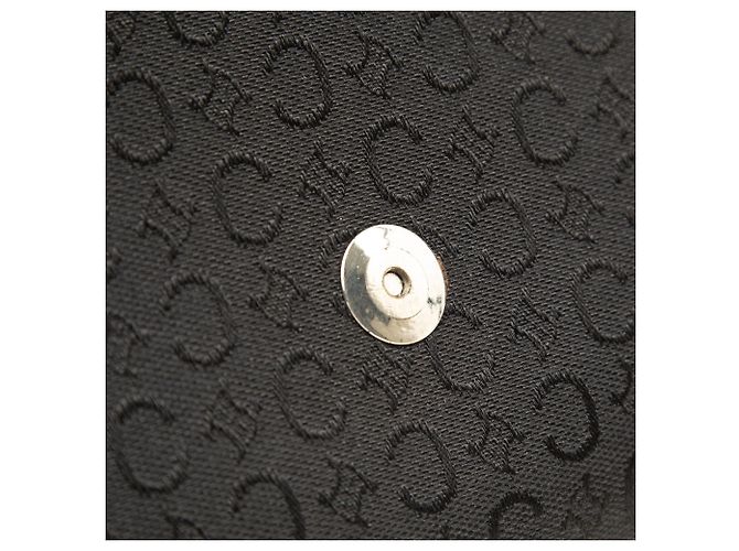 Céline Borsa a tracolla Celine in tela Macadam nera Nero - vista 6