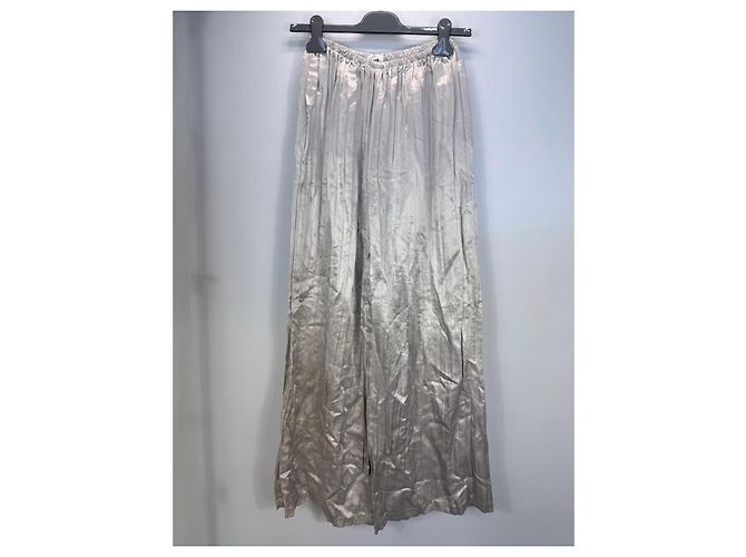 Autre Marque INTERIOR Plissee-Acetat-Set Silber Beige Grau - Ansicht 2
