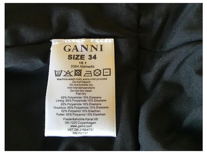 Ganni Kleid mit Blumenprint und Wickeloptik - Ansicht 12
