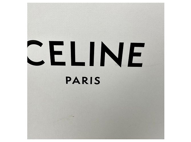 Céline Sneakers Celine con lacci e strap in velcro in pelle bianca Bianco - vista 17
