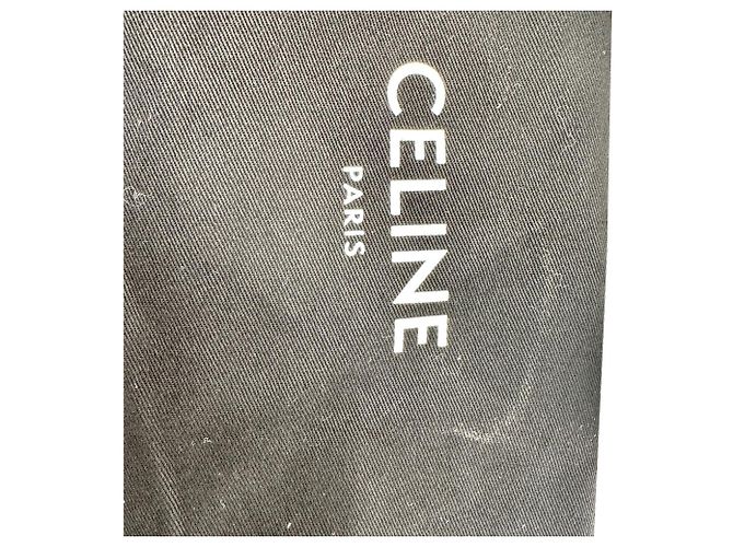 Céline Sneakers Celine con lacci e strap in velcro in pelle bianca Bianco - vista 19