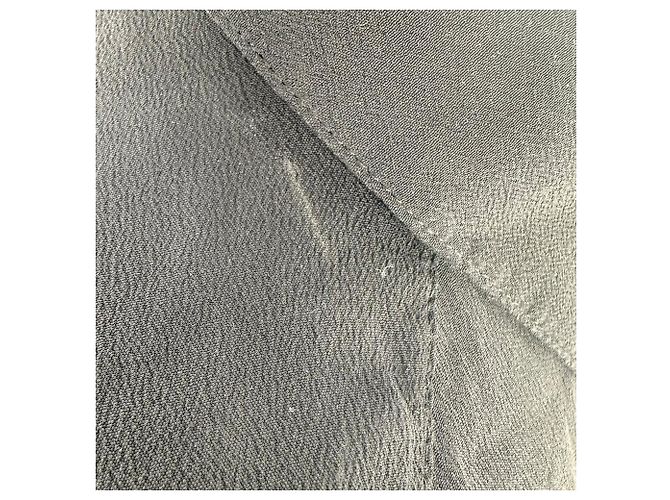Céline Celine Button-Up Langarmbluse aus schwarzem Acetat - Ansicht 5
