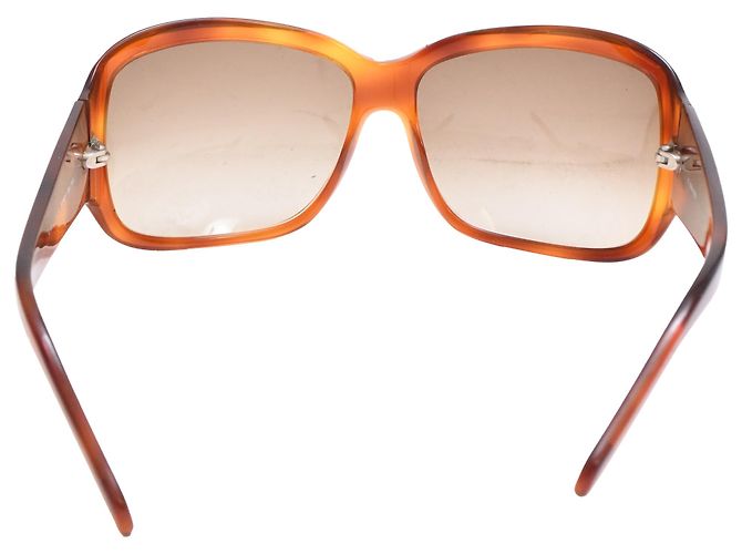 Céline Gafas de sol oversize Celine SC1621V en acetato marrón Castaño - vista 2