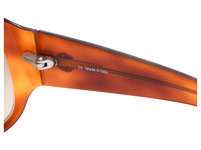 Céline Gafas de sol oversize Celine SC1621V en acetato marrón Castaño - vista 4