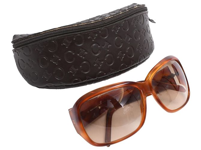 Céline Gafas de sol oversize Celine SC1621V en acetato marrón Castaño - vista 6