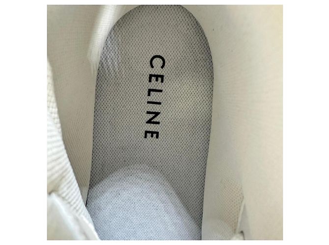 Céline Sneakers alte Celine Trainer CT-01 in pelle nera Nero - vista 12