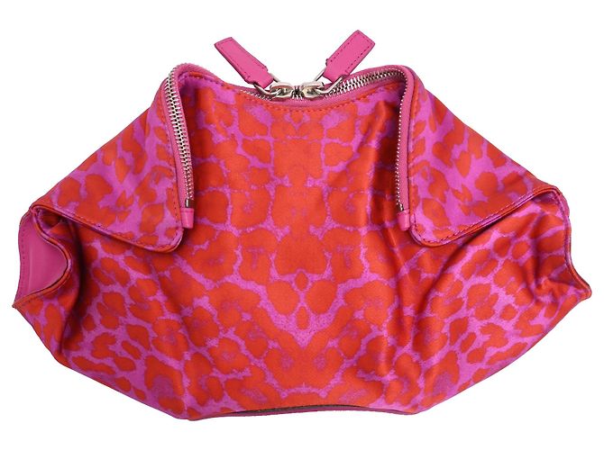 Pochette De Manta Alexander McQueen en rose - vue 2