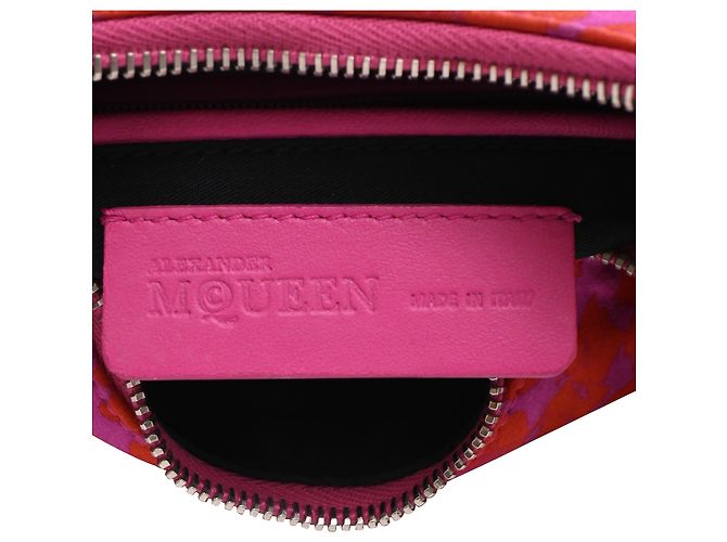 Pochette De Manta Alexander McQueen en rose - vue 6