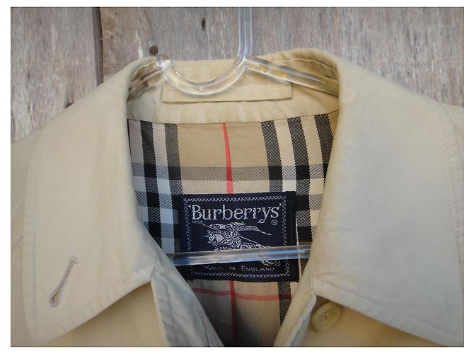 Impermeable Burberry de Gabardina de Algodón Beige - vista 10