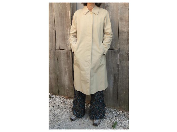 Impermeable Burberry de Gabardina de Algodón Beige - vista 2