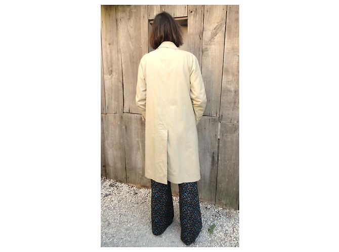 Impermeable Burberry de Gabardina de Algodón Beige - vista 3
