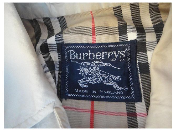 Impermeable Burberry de Gabardina de Algodón Beige - vista 4