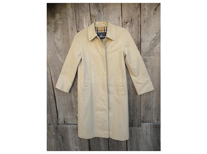 Impermeable Burberry de Gabardina de Algodón Beige - vista 5