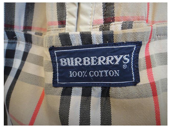 Impermeable Burberry de Gabardina de Algodón Beige - vista 6
