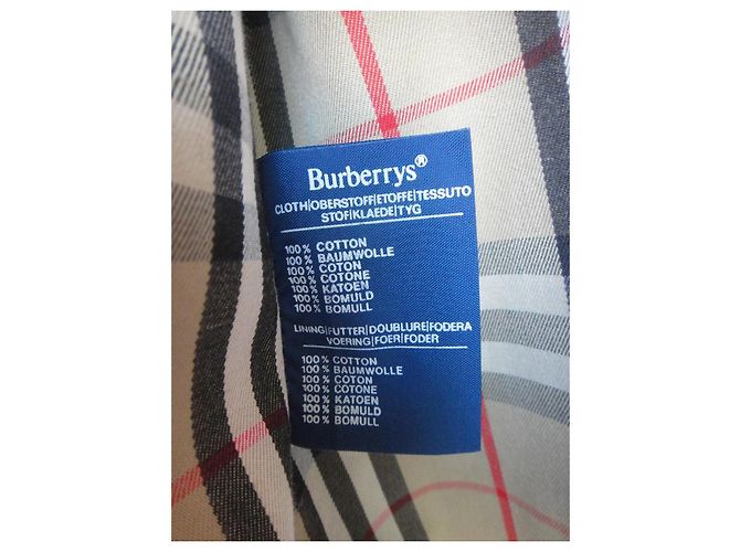 Impermeable Burberry de Gabardina de Algodón Beige - vista 8