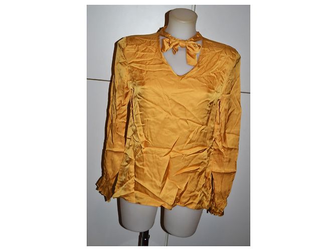 Camicetta Oscar de la Renta D'oro Giallo - vista 2