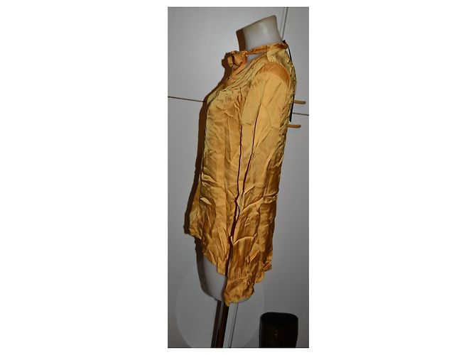 Camicetta Oscar de la Renta D'oro Giallo - vista 3