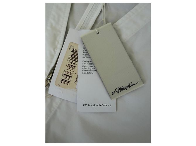 3.1 Phillip Lim Mono utilitario algodón blanco - vista 11