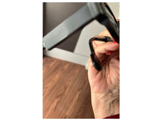 Autre Marque Anne & Valentin runde Sonnenbrille Schildpatt Braun - Ansicht 12