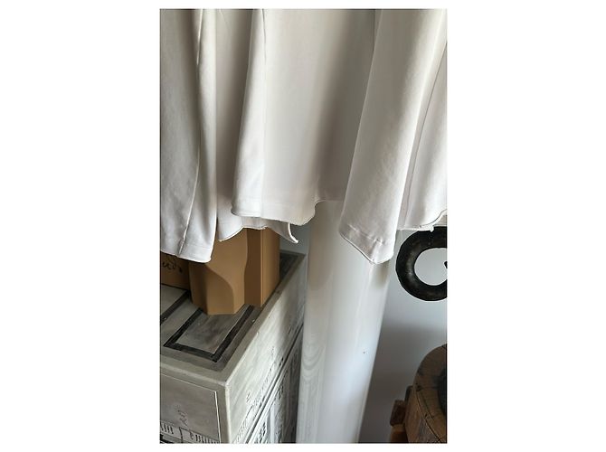 Munthe Plus Simonsen Giacca bianca con zip PLU Bianco - vista 10