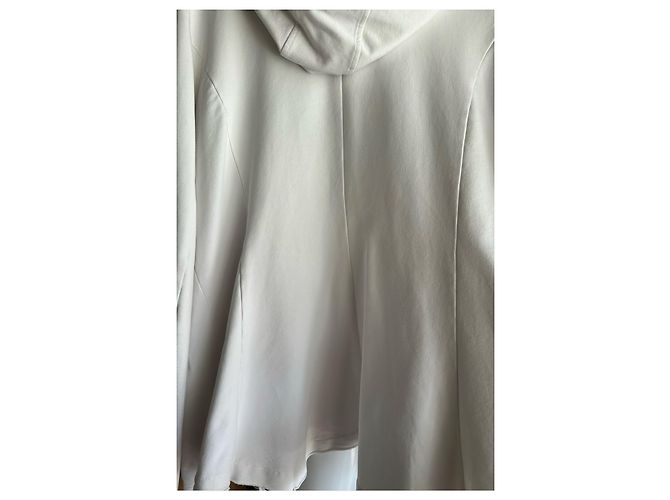 Munthe Plus Simonsen Giacca bianca con zip PLU Bianco - vista 11