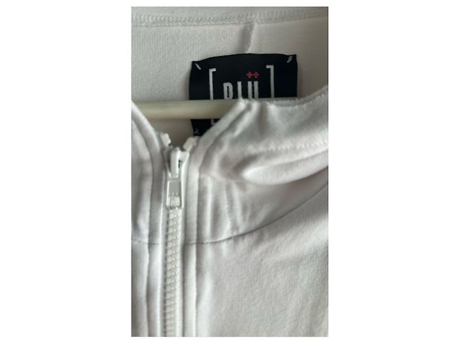 Munthe Plus Simonsen Giacca bianca con zip PLU Bianco - vista 2