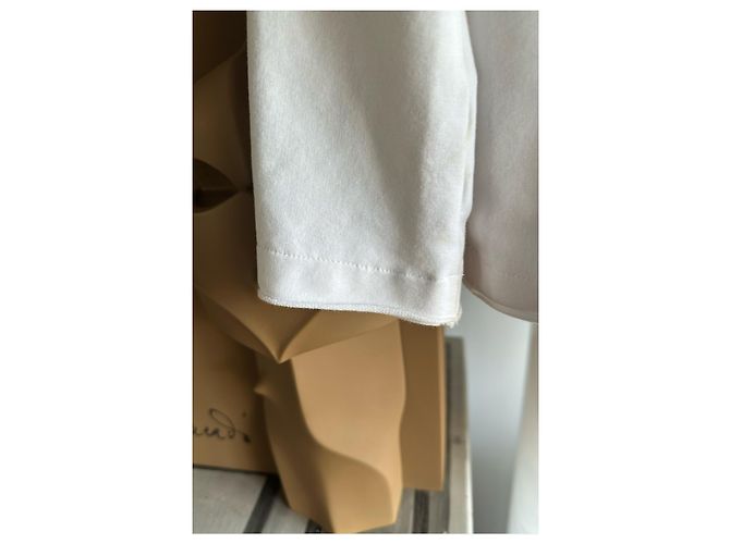 Munthe Plus Simonsen Giacca bianca con zip PLU Bianco - vista 6