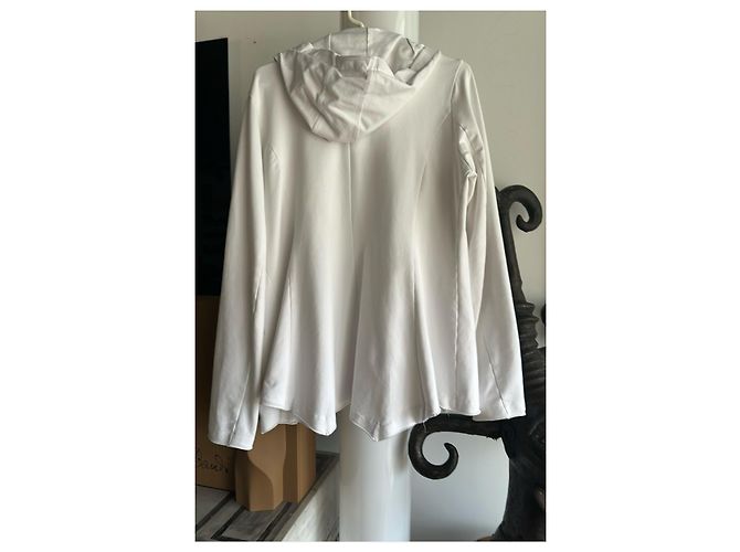 Munthe Plus Simonsen Giacca bianca con zip PLU Bianco - vista 7