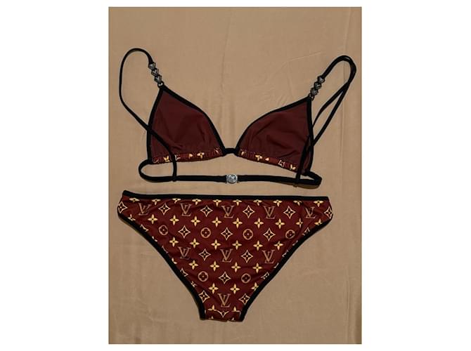 Bikini Monogram Louis Vuitton Castaño Monograma - vista 2