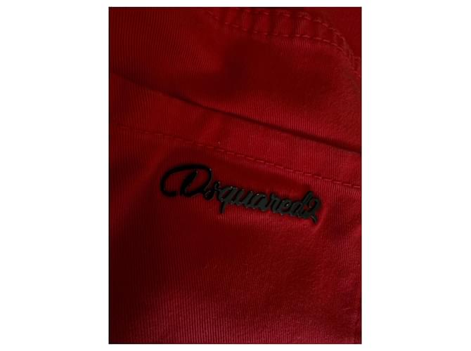 Pantalones de pana roja Dsquared2 - vista 3