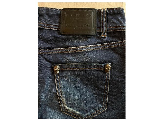 Jeans "Strawberry Cheesecake" Philipp Plein Azul - vista 3