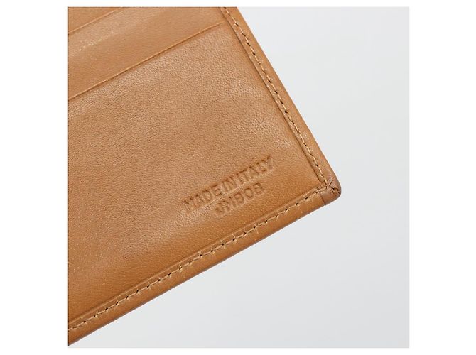 Céline Portafoglio Compatto CELINE Macadam Canvas PVC Pelle Marrone Auth 189986A - Ansicht 12