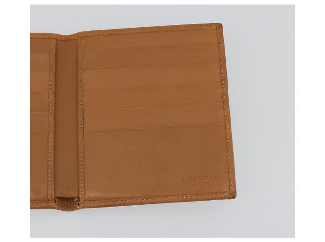 Céline Portafoglio Compatto CELINE Macadam Canvas PVC Pelle Marrone Auth 189986A - Ansicht 17