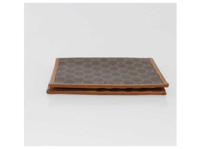Céline Portafoglio Compatto CELINE Macadam Canvas PVC Pelle Marrone Auth 189986A - Ansicht 3