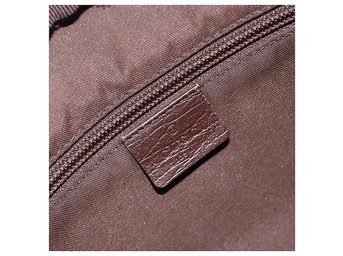 Borsa a tracolla GUCCI GG Supreme in PVC e pelle Beige Argento 114291 Auth ka5174 - vista 18