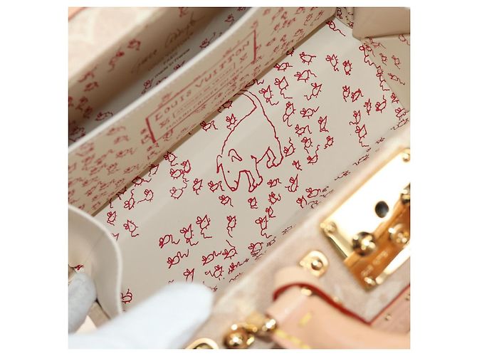 LOUIS VUITTON Bolsa Miaowgram Petite Vallees Bege M14592 LV Auth 190136SM Monograma - vista 10