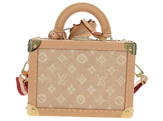 LOUIS VUITTON Bolsa Miaowgram Petite Vallees Bege M14592 LV Auth 190136SM Monograma - vista 13