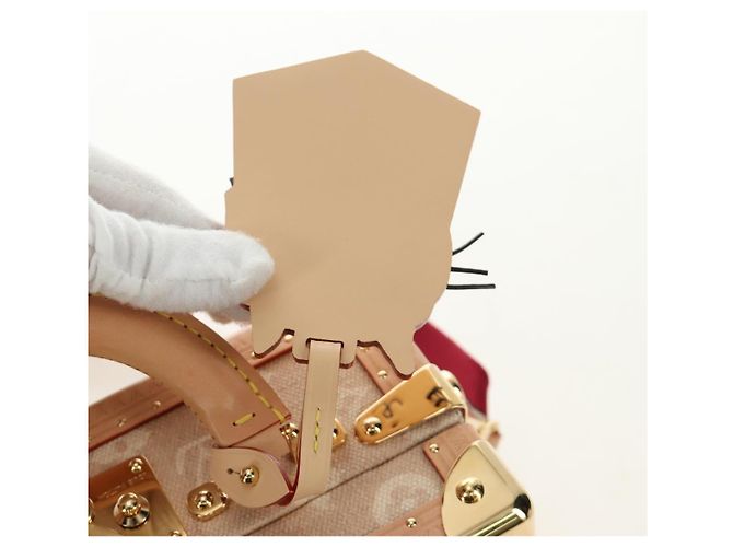 LOUIS VUITTON Bolsa Miaowgram Petite Vallees Bege M14592 LV Auth 190136SM Monograma - vista 24