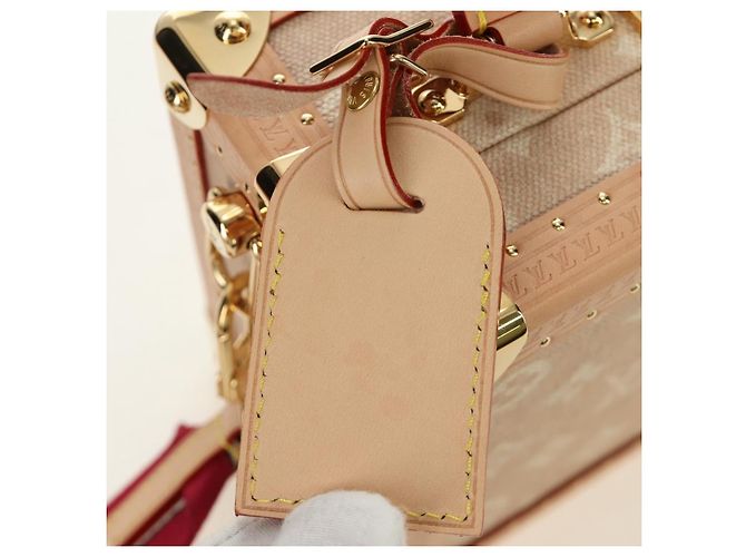 LOUIS VUITTON Bolsa Miaowgram Petite Vallees Bege M14592 LV Auth 190136SM Monograma - vista 26