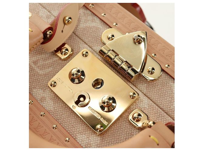 LOUIS VUITTON Bolsa Miaowgram Petite Vallees Bege M14592 LV Auth 190136SM Monograma - vista 28