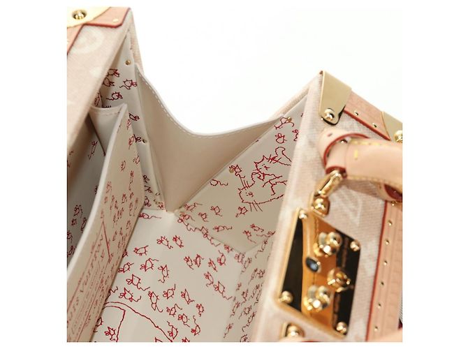 LOUIS VUITTON Bolsa Miaowgram Petite Vallees Bege M14592 LV Auth 190136SM Monograma - vista 31