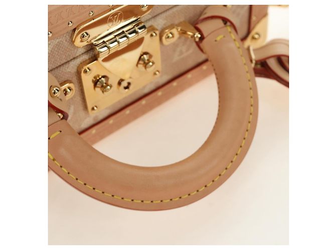 LOUIS VUITTON Bolsa Miaowgram Petite Vallees Bege M14592 LV Auth 190136SM Monograma - vista 7