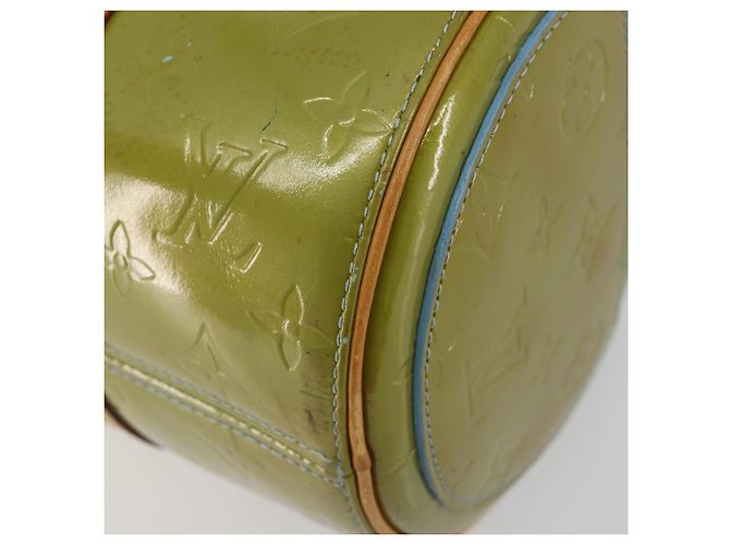 LOUIS VUITTON Monogram Vernis Bedford Hand Bag Baby Blue M91007 LV Auth 190801 Blu chiaro - vista 16