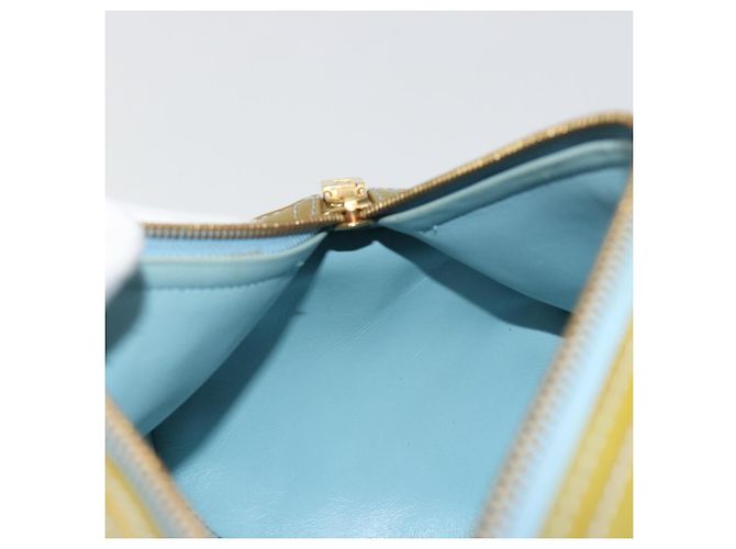 LOUIS VUITTON Monogram Vernis Bedford Hand Bag Baby Blue M91007 LV Auth 190801 Blu chiaro - vista 20